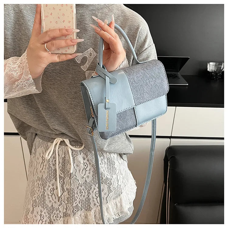 2026 Trendy, exquisite, simple handbag, fashionable shoulder bag, women's shopping, commuting handbag, women's